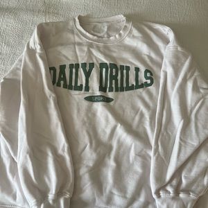 daily drills sport logo sweatshirt